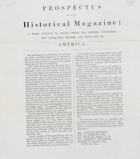 PROSPECTUS OF THE HISTORICAL MAGAZINE WORK DEVOTED TO ESSAYS NOTES AND QUERIES