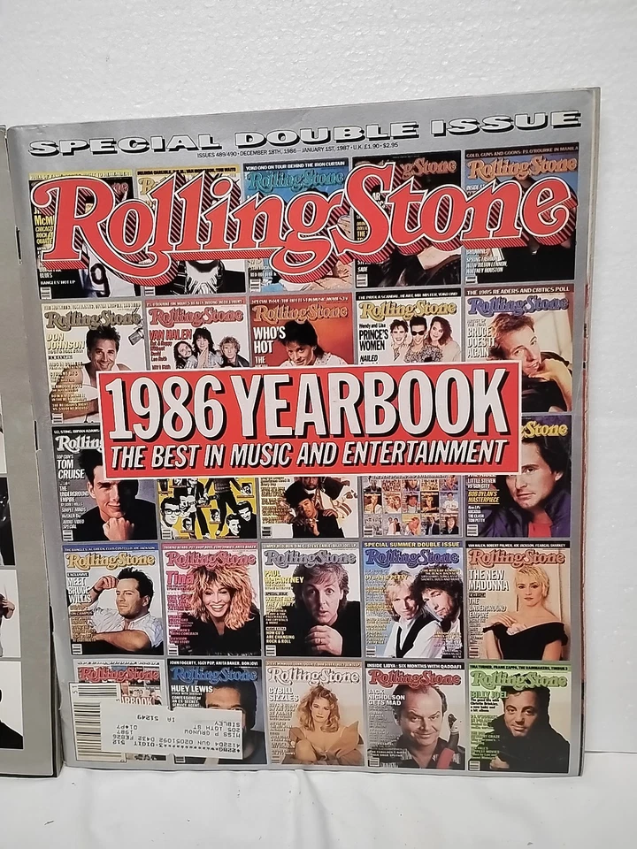Vintage Rolling Stone Magazine Double Issues 1986 1992 Yearbook 25th Anniversary - Image 4 of 4
