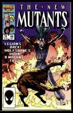 The New Mutants #44 Marvel Comic Book 1986