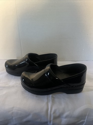 Dansko Lackleder XP Pro Clog Damen Gr. 38 schwarz Slipper - Bild 4 von 7