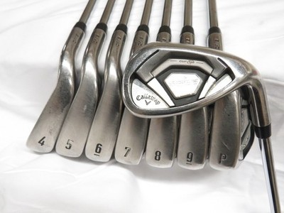 Used Callaway Rogue CF18 Iron Set 4-PW-AW True Temper XP95 R300