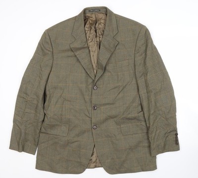 Austin Reed Herren Blazer grün kariert, Größe 42