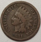 United States 1881 Indian Head Small Cent (C531)