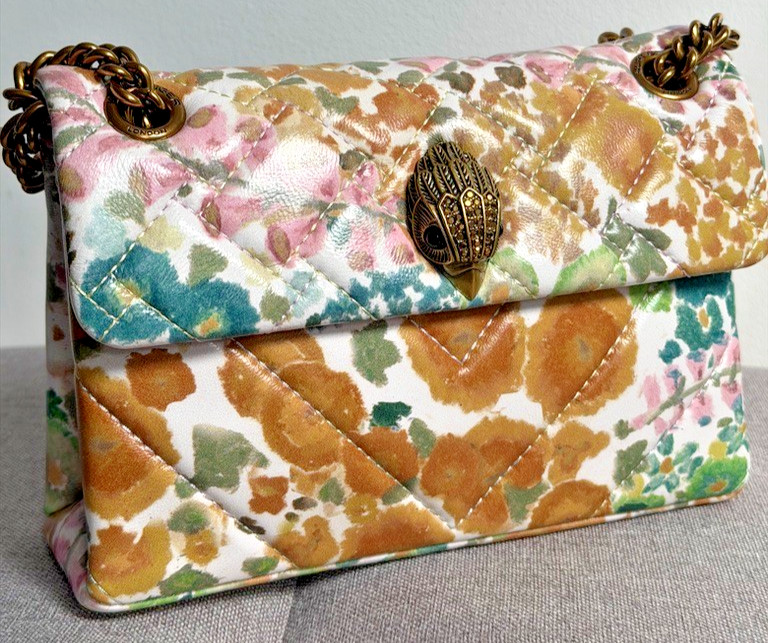 Kurt Geiger Leather Floral Couture Kensington Bag Mini NWT RRP £199 Free 🚚