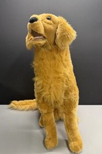 Melissa and Doug Large Dog Plush Lifelike Golden Retriever Realistic 30" Tall