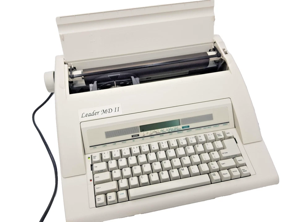 Nakajima AX-160 Electronic Typewriter Daisy Wheel (Leader MD II) Vintage Cream - Image 2 of 4