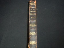 1879 JANUARY-DECEMBER LA VIE PARISIENNE FRENCH MAGAZINE BOUND VOLUME - KD 3905K