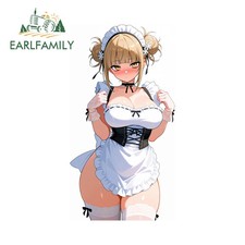 EARLFAMILY Toga Himiko Maid Car Stickers Graffiti Anime Vinyl Car Decal Laptop 