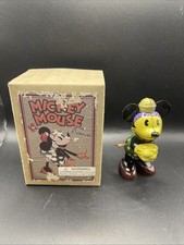 Minnie Mouse Schylling Retro Toy 5" Tall Wind Up Hopping Figure w Box