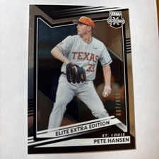 2022 Panini Elite Extra Edition #97 Pete Hansen #/999 St. Louis