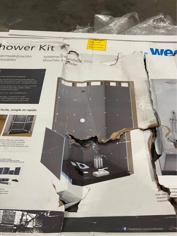 Wedi Fundo Primo US2000010 Waterproof Shower Kit 48" x 48" XPS Shower Base 4'x4'