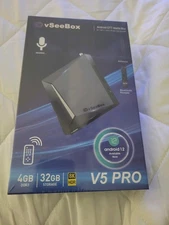 vSeeBox V5 Pro Android 12 Streaming Media Player - Free Shipping! - NEW IN BOX