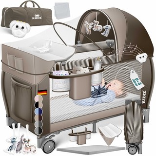 RETOURE Babybett 3in1 Kinder Baby Reisebett Kinderreisebett Kinderbett Laufstall