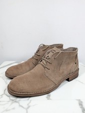 Camel Active Desert Lace Up Boots Mens Size 9.5 Tan Suede Casual
