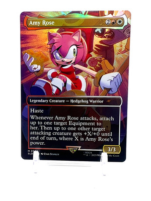 Secret Lair x Sonic: Amy Rose 2083  RAINBOW FOIL  Magic MTG