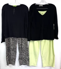 FRENCH DRESSING 2 WOMENS 2-PIECE PAJAMA LOUNGE SETS
