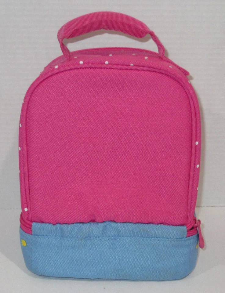 "Bolsa para libros Hello Kitty Sanrio con aislamiento térmico rosa y azul 9,5"" X 7,5""" Foto 3 de 4