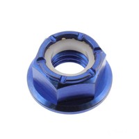 Kettenrad Mutter Selbstsichernd M8X1.25Mm Titan Blau FüR Suzuki DR 350 1990-1995