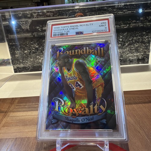 1998-99 Topps Roundball Royalty Shaquille O'Neal #R9 Refractor PSA 9 Mint