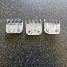 Dog Grooming Blades Set Of 3 Used Good Condition