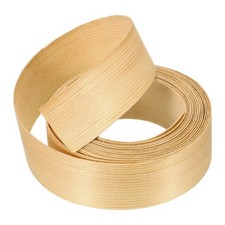 1" x 10 ft Wood Edge Banding, Pre-Glued Iron on Edging Strip, Pine
