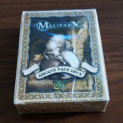 Wyrd Malifaux Arcane Fate Deck 54 Cards English Card Stock 2009 WYR20011