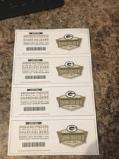 2023 Green Bay packers Shareholder Tickets (4)