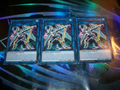 3x Shootingcode Talker 1st Edition Rare MGED-EN105 Yu-Gi-Oh!