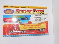 SUPER FAST ENVIRONMENTAL PROTECTION THINK GLOBALLY ACT LOCALLY 1/100 SEMI TRUCK