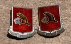 WW2 US Army Military 42nd  Engineer Battalion DI Distinctive Insignia Set Sterl