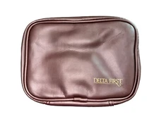 Vintage Delta Airlines First Class Amenities/Toiletries Travel Kit Bag