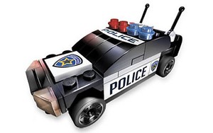 lego racers police car