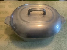 Wagner Ware Sidney O Magnalite 4265-P Aluminum Roaster Durch Oven w lid and trvt