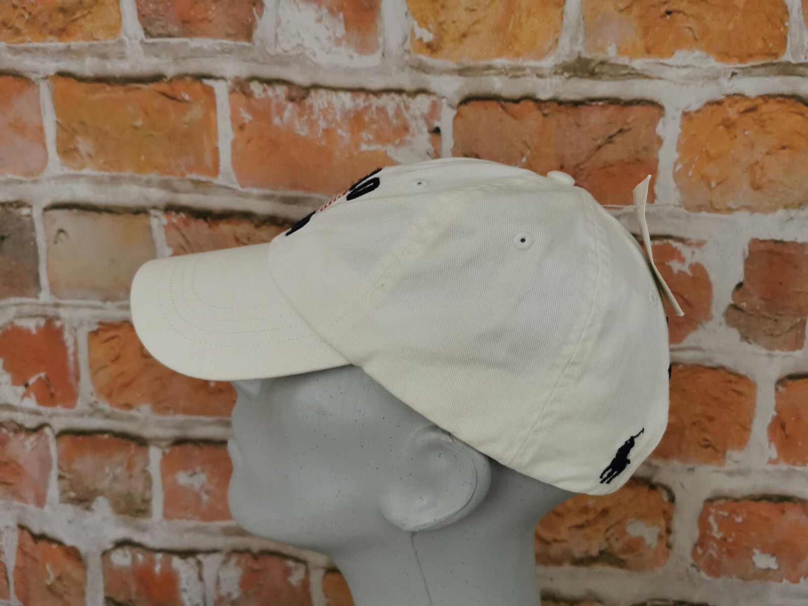 Nuovo Ralph Lauren 1967 Polo Usa Vintage Pony Cap Cappello Bianco Casual Nuovo
