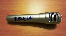 Model Paris Hilton Signed Microphone COA