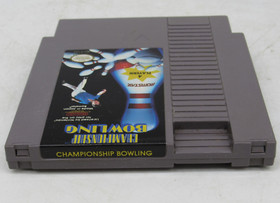 Vintage 1989 Nintendo NES CHAMPIONSHIP BOWLING !! Tested - FAST SHIPPING