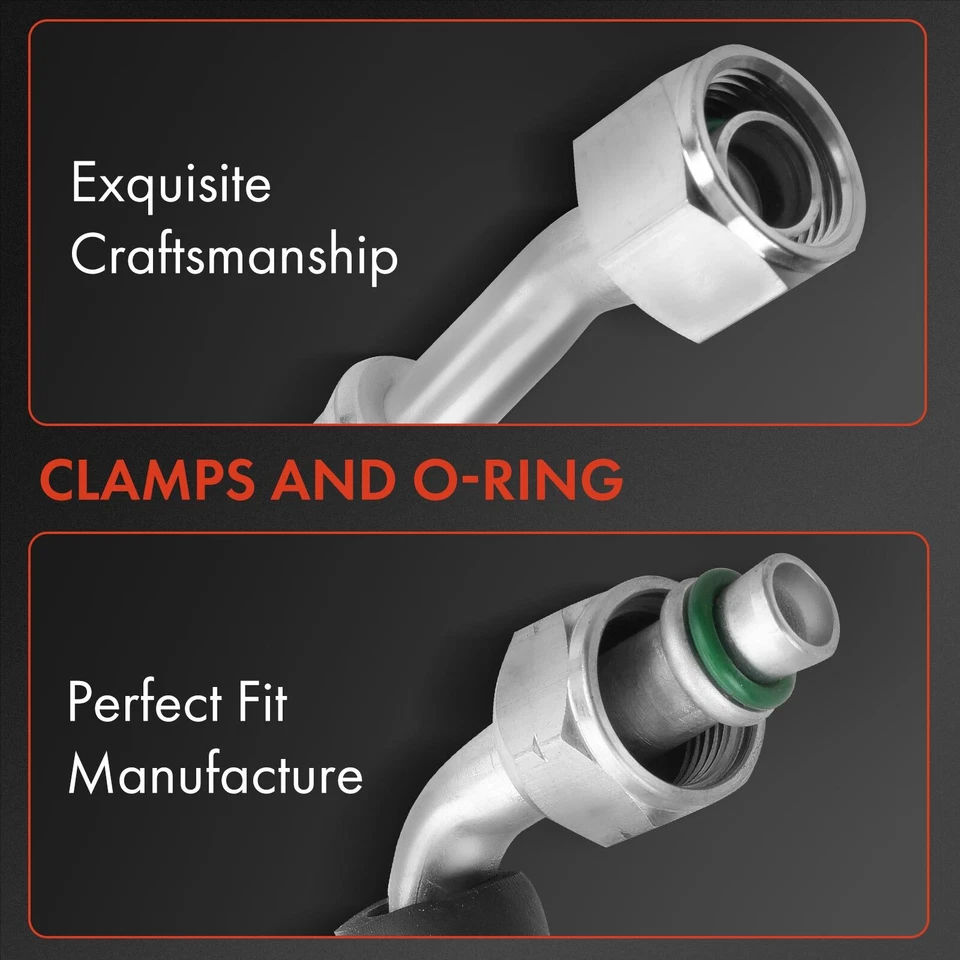 Conjunto de sucção e descarga AC para Chevrolet S10 Blazer GMC Isuzu Oldsmobile - Imagem 3 de 4