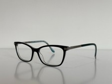 Ellen Tracy Ibiza Sage Laminate Silver Blue Eyeglasses Optical Frame 53-16-135