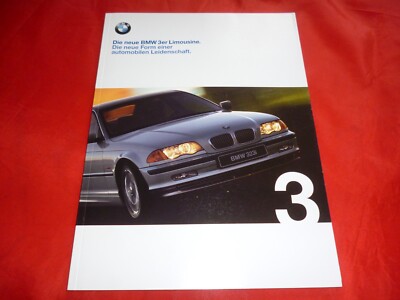 1998 BMW 3 Series E46 Saloon 316i 318i 320i 323i 328i 320d Brochure Brochure