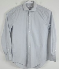 Calvin Klein Mens Infinite Non Iron Long Sleeve Button Up Size M 15.5 32/33 