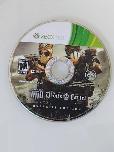 Army of Two: The Devil's Cartel-Overkill Ed (Microsoft Xbox 360, 2013) DISC ONLY