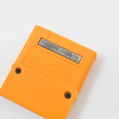 HORI Nintendo Gamecube Memory Card 251 Orange 9101 gc | eBay