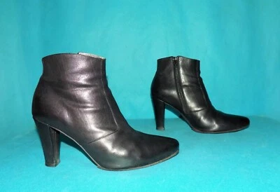 FREE LANCE Damen Bottines Aus Leder Schwarz EU 37,5 - Bild 1 von 4