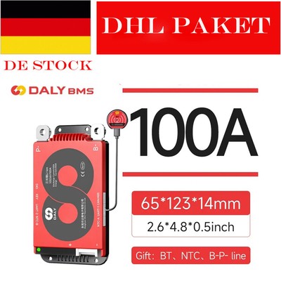 Daly Smart BMS 8S 24V 100A LiFePo4 Battery BMS Protection Board BT Mould SDE
