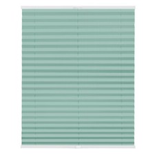 Plissee Klemmfix, ohne Bohren, verspannt, blickdicht - Hellgrün