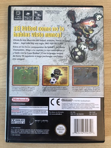 MARIO SMASH FOOTBALL. NINTENDO GAMECUBE. PAL ESPAÑA - Imagen 2 de 7