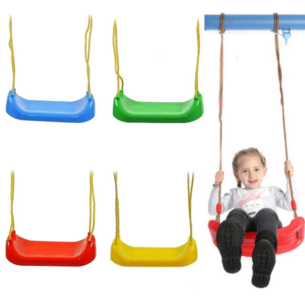 Columpio para Niños de Jardín en Plástico Juego Mecedora Individual De Colgar