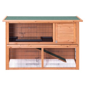 Details About Waterproof Outdoor Wood Chicken Coop Rabbit Hutch House Wire Fence Ladder Run