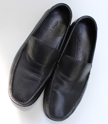Cole Haan Keating Venetian Black Leather Slip-On Loafer AIR  display picture 2