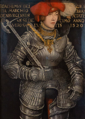 oil painting on canvas ''Joachim II. of Brandenburg as Prince Elector''